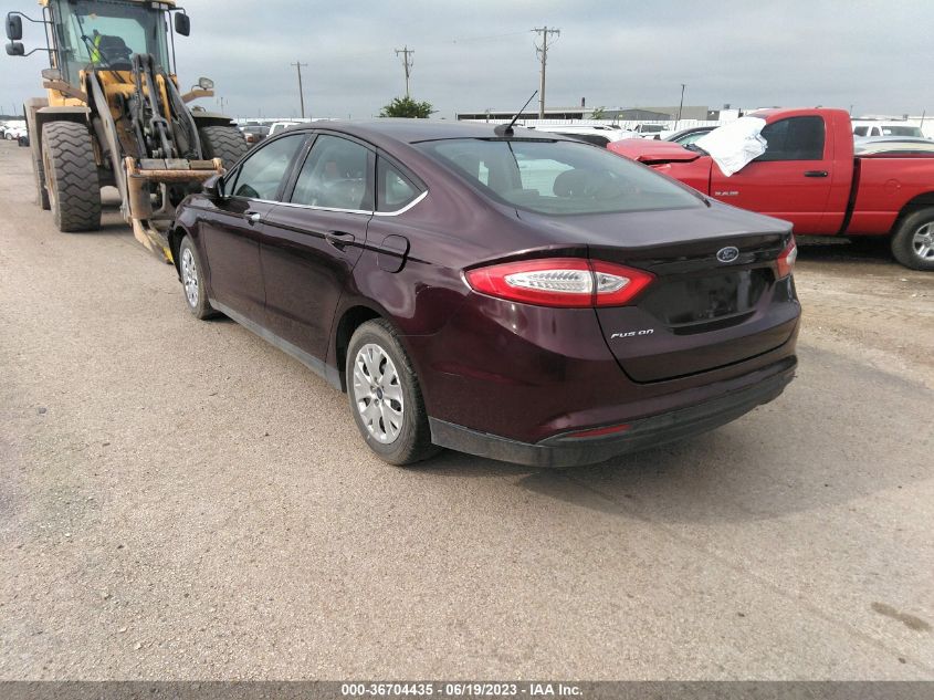 2013 FORD FUSION S - 3FA6P0G7XDR236692