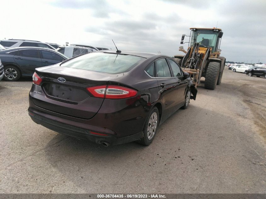 2013 FORD FUSION S - 3FA6P0G7XDR236692