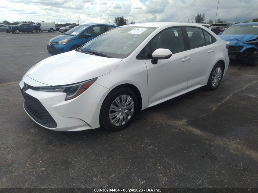 VIN 5YFEPMAE2NP299233 2022 TOYOTA COROLLA LE