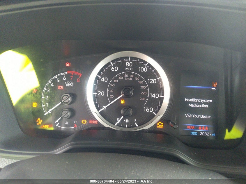VIN 5YFEPMAE2NP299233 2022 TOYOTA COROLLA LE