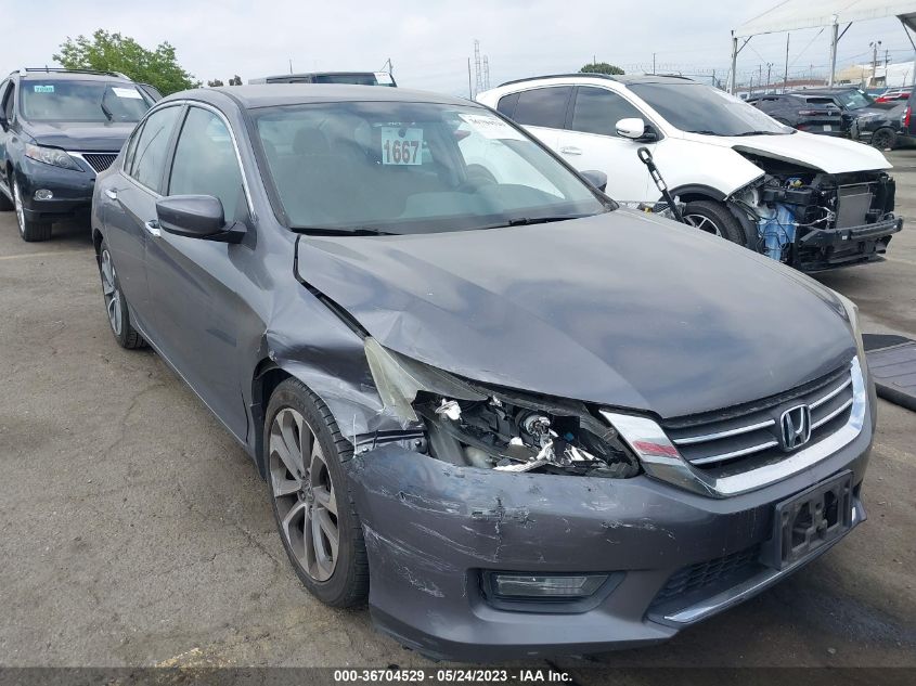2014 HONDA ACCORD SEDAN SPORT - 1HGCR2F53EA005536