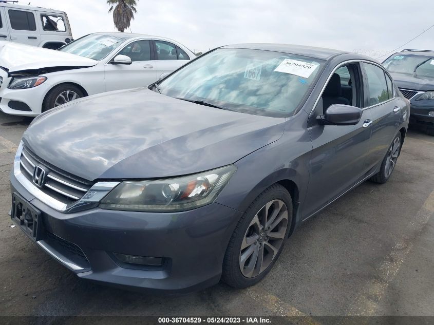 2014 HONDA ACCORD SEDAN SPORT - 1HGCR2F53EA005536