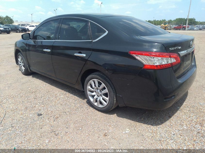 2015 NISSAN SENTRA S - 3N1AB7AP7FY330223