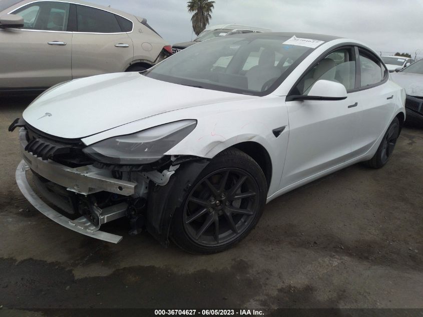 2022 TESLA MODEL 3 LONG RANGE - 5YJ3E1EB8NF227072