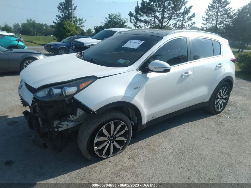 2017 KIA SPORTAGE EX - KNDPNCAC2H7228451