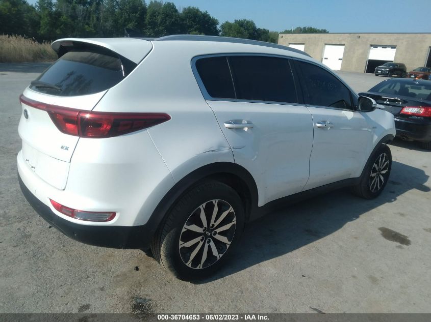 2017 KIA SPORTAGE EX - KNDPNCAC2H7228451