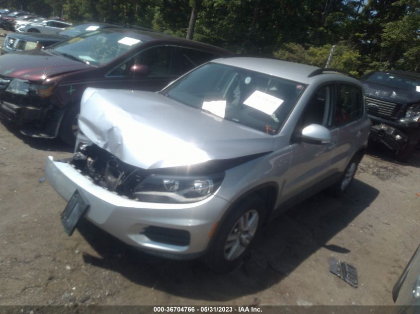 2015 VOLKSWAGEN TIGUAN S - WVGBV7AX9FW523615