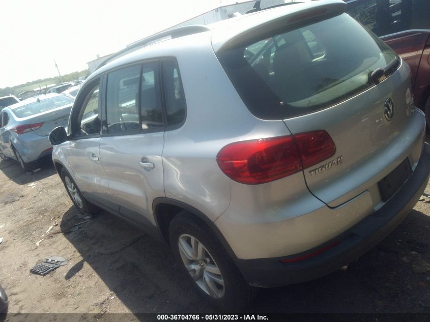 2015 VOLKSWAGEN TIGUAN S - WVGBV7AX9FW523615