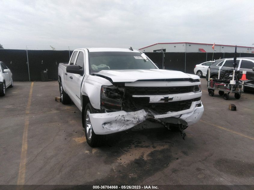 2018 CHEVROLET SILVERADO 1500 CUSTOM - 1GCRCPEC2JZ251335