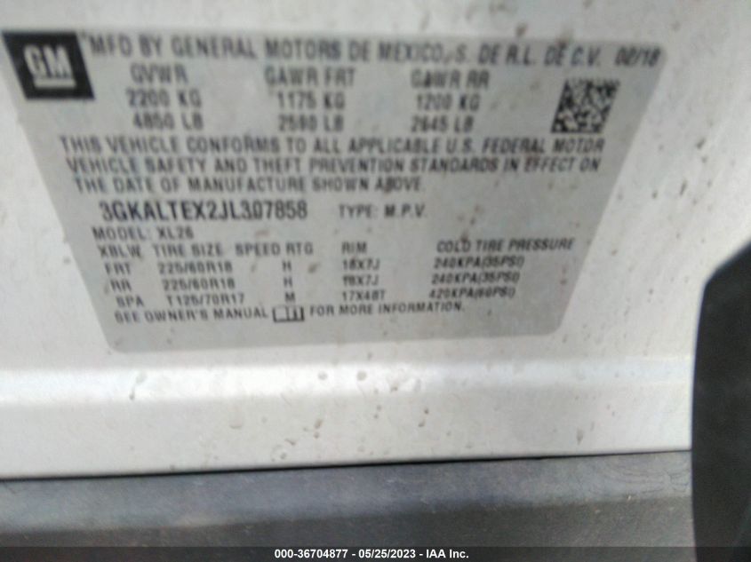 2018 GMC TERRAIN SLE - 3GKALTEX2JL307858