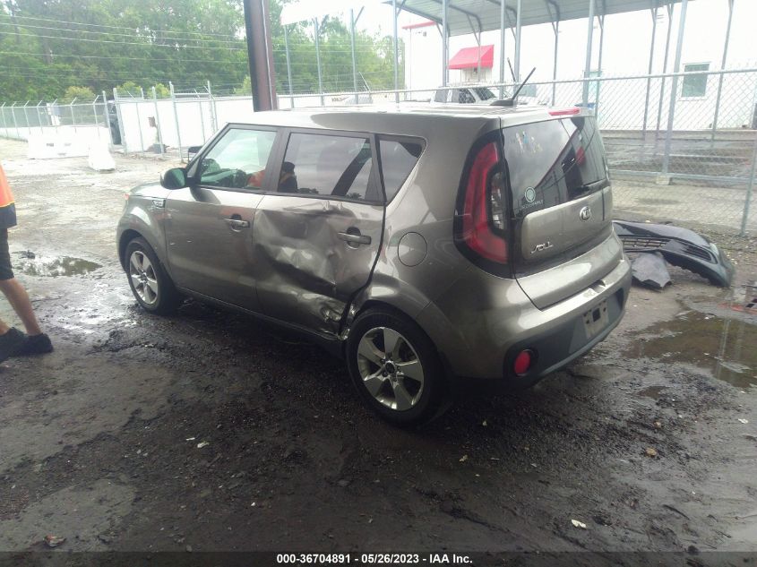 2017 KIA SOUL BASE - KNDJN2A28H7453996