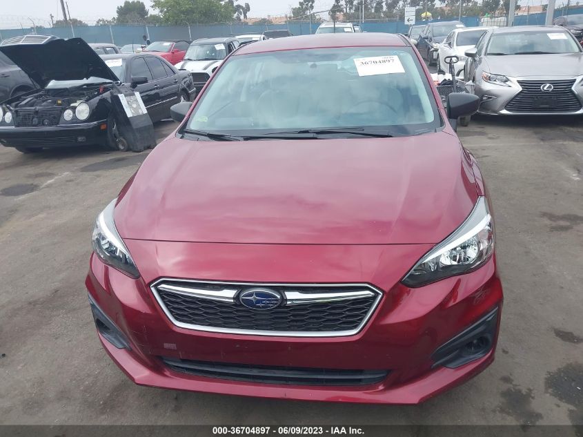 2017 SUBARU IMPREZA - 4S3GTAA66H3702767