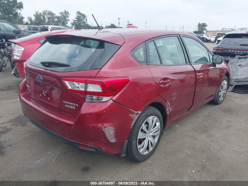 2017 SUBARU IMPREZA - 4S3GTAA66H3702767