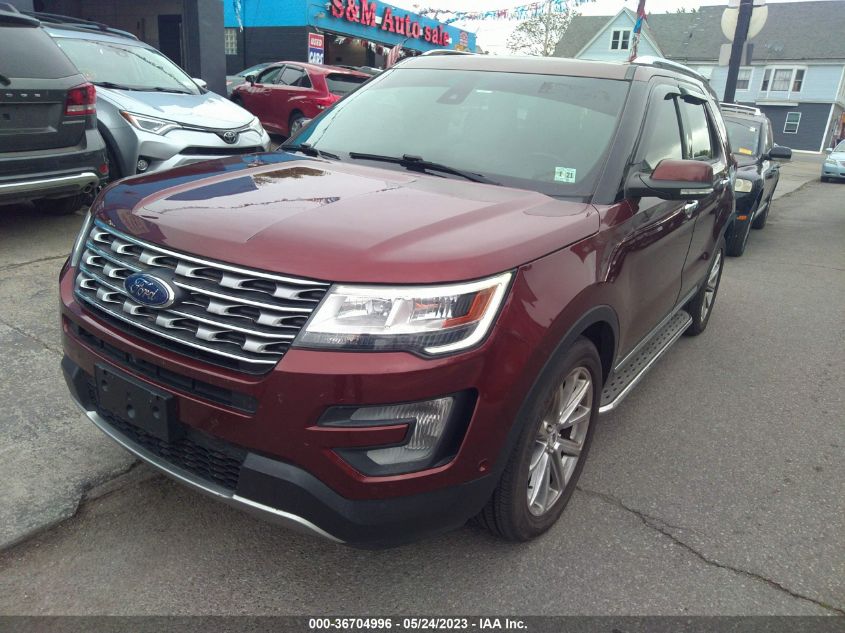 2016 FORD EXPLORER LIMITED - 1FM5K8F82GGB38387