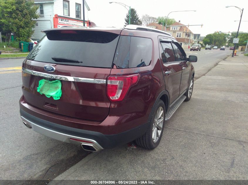 2016 FORD EXPLORER LIMITED - 1FM5K8F82GGB38387