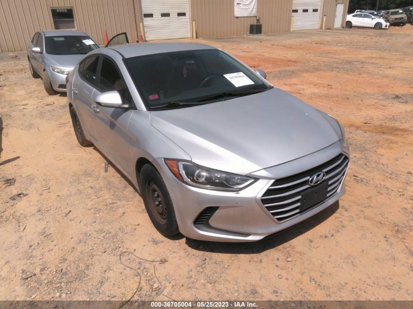 2017 HYUNDAI ELANTRA SE - KMHD74LF1HU109474