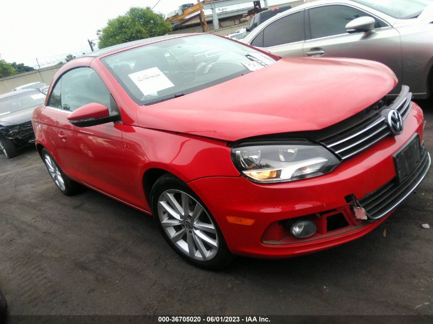 2013 VOLKSWAGEN EOS KOMFORT - WVWBW8AH1DV004335