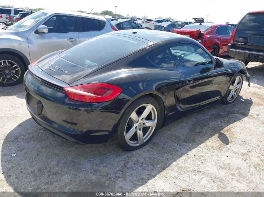 2014 PORSCHE CAYMAN WP0AA2A87EK170367