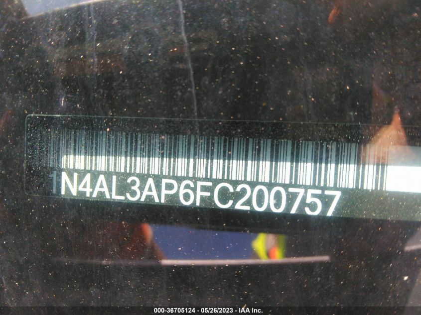 2015 NISSAN ALTIMA 2.5 S - 1N4AL3AP6FC200757
