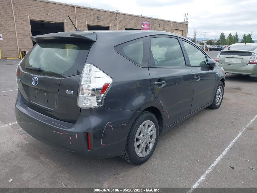 2014 TOYOTA PRIUS V TWO/THREE/FIVE - JTDZN3EU4EJ001272