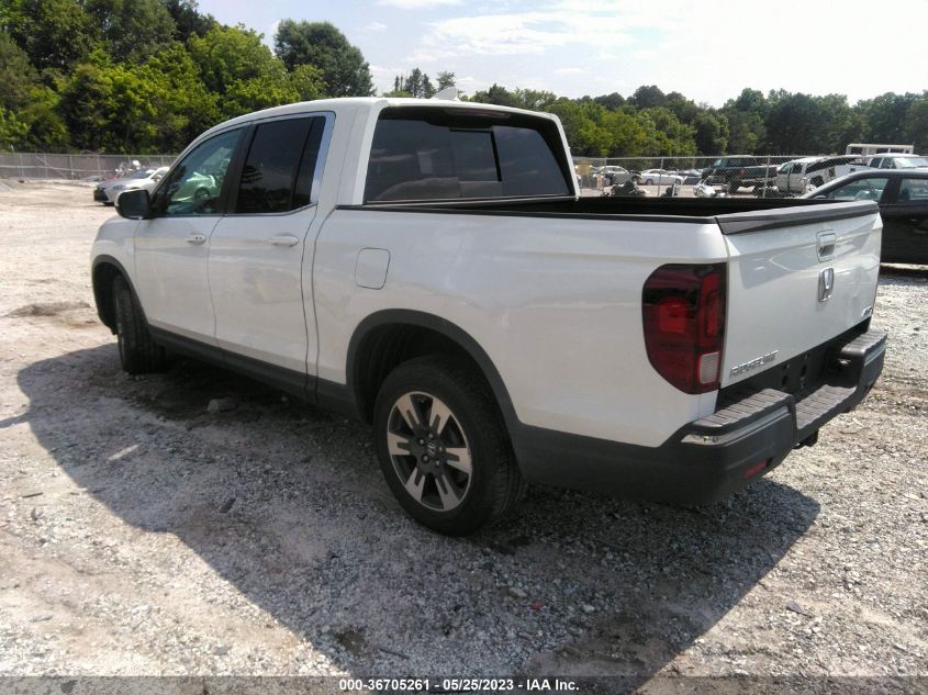 2019 HONDA RIDGELINE RTL - 5FPYK3F50KB045100