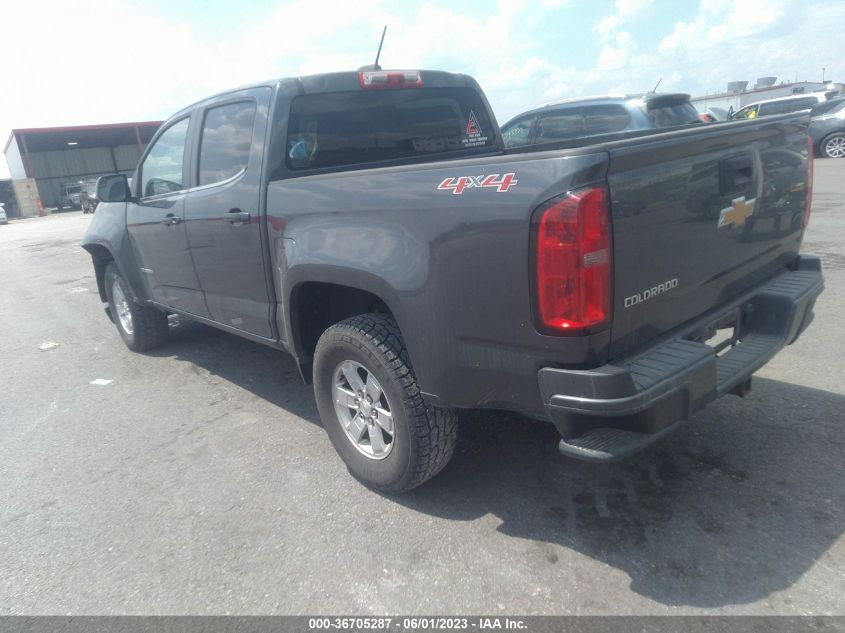 2016 CHEVROLET COLORADO 4WD WT - 1GCGTBE32G1302978