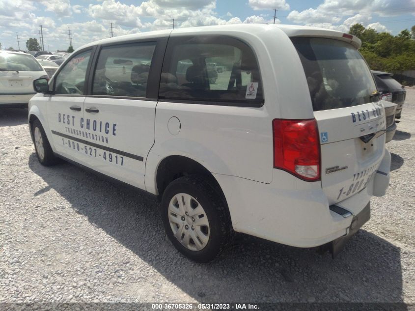 2016 DODGE GRAND CARAVAN AMERICAN VALUE PKG - 2C4RDGBG3GR315440