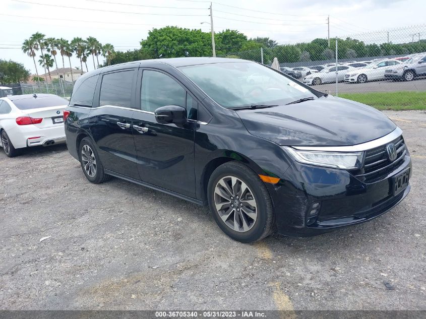 2021 HONDA ODYSSEY EX-L - 5FNRL6H74MB030290