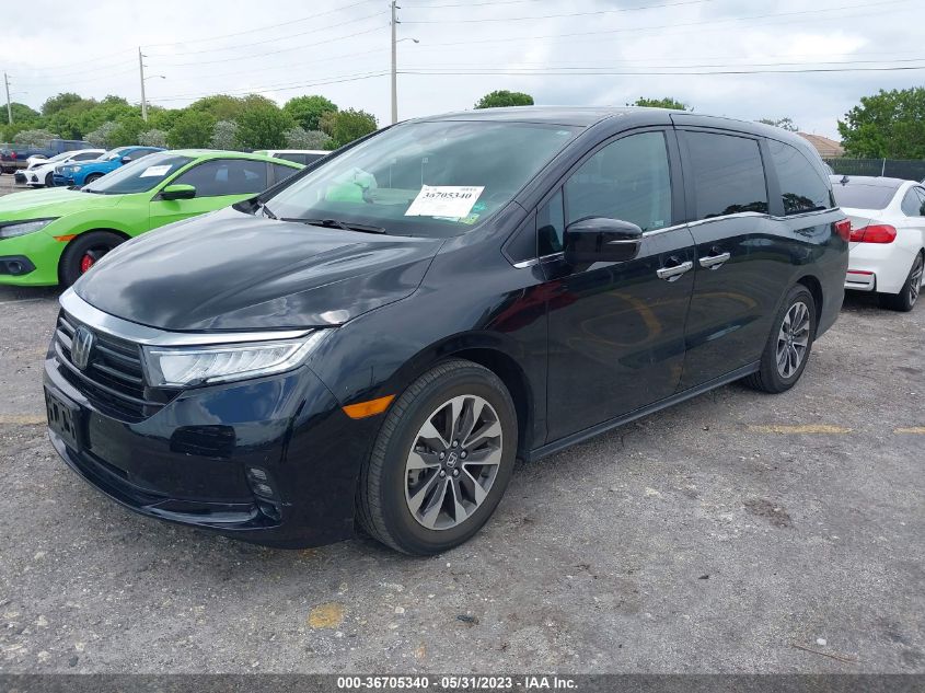 2021 HONDA ODYSSEY EX-L - 5FNRL6H74MB030290