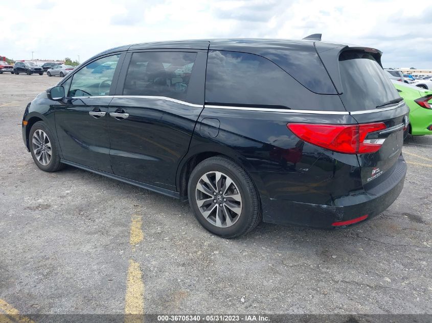 2021 HONDA ODYSSEY EX-L - 5FNRL6H74MB030290