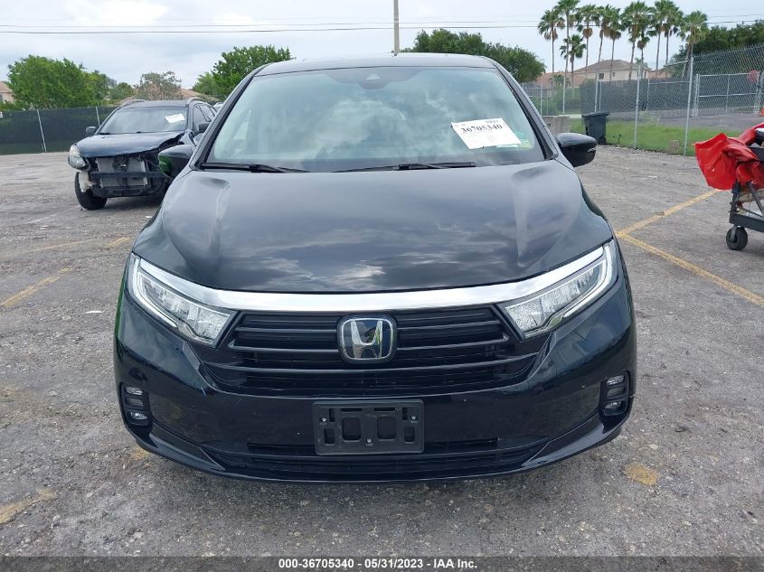2021 HONDA ODYSSEY EX-L - 5FNRL6H74MB030290