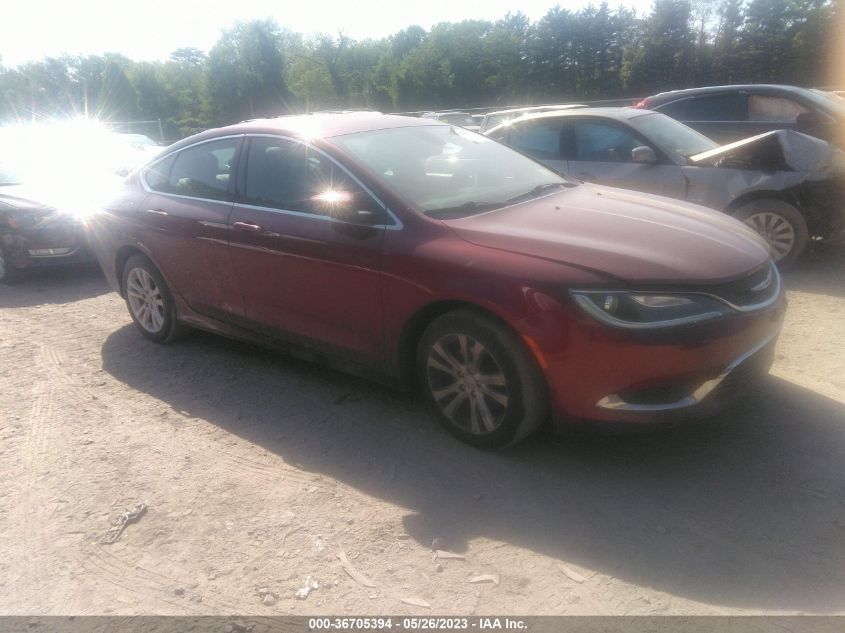 2015 CHRYSLER 200 LIMITED - 1C3CCCAB0FN588567