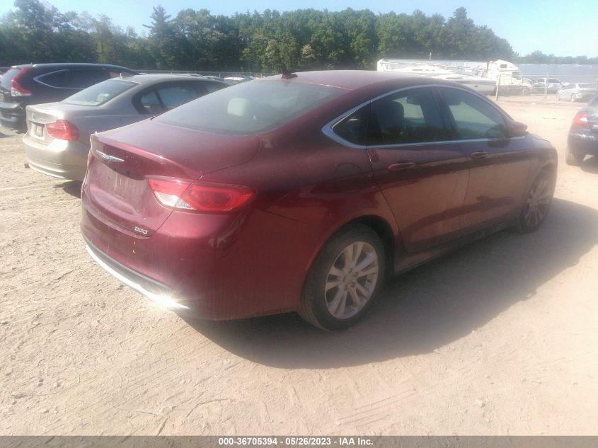 2015 CHRYSLER 200 LIMITED - 1C3CCCAB0FN588567