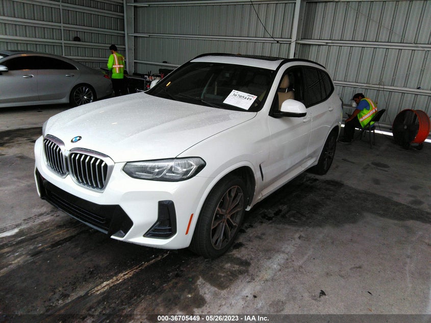 VIN WBX57DP02NN175460 2022 BMW X3 XDRIVE30I