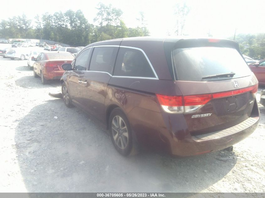 2014 HONDA ODYSSEY TOURING - 5FNRL5H93EB101461