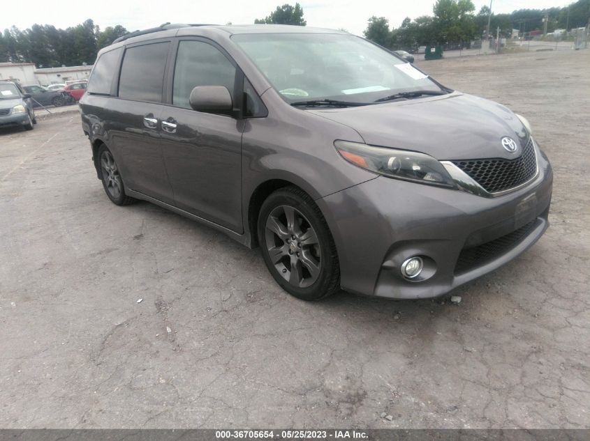2015 TOYOTA SIENNA SE - 5TDXK3DC3FS669240