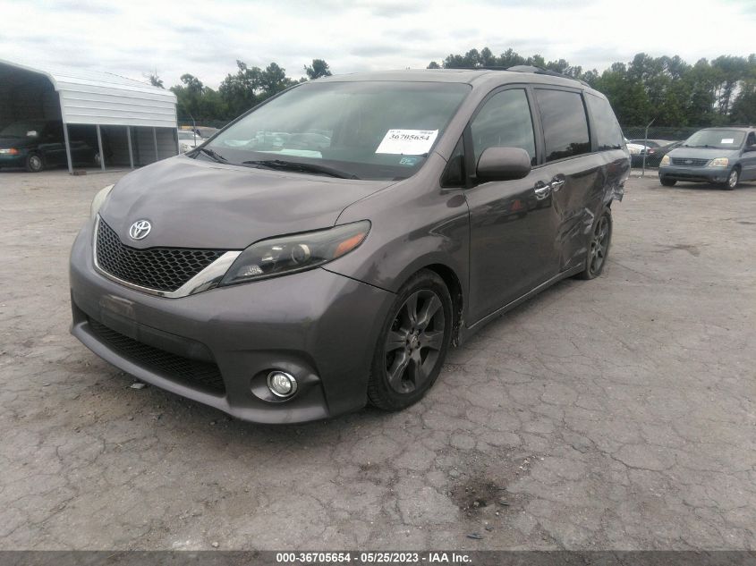 2015 TOYOTA SIENNA SE - 5TDXK3DC3FS669240