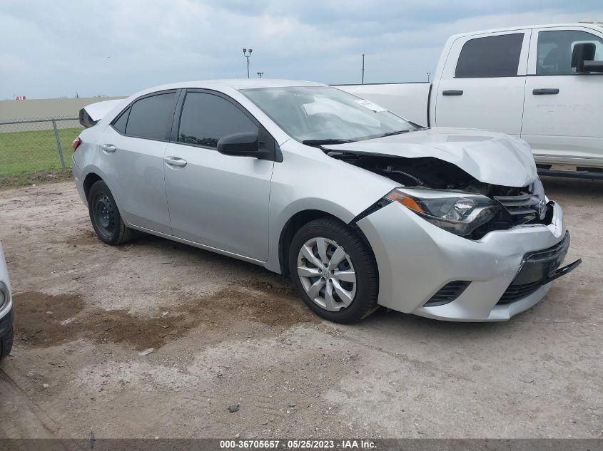 2015 TOYOTA COROLLA L/LE/S/S PLUS/LE PLUS - 5YFBURHEXFP271079