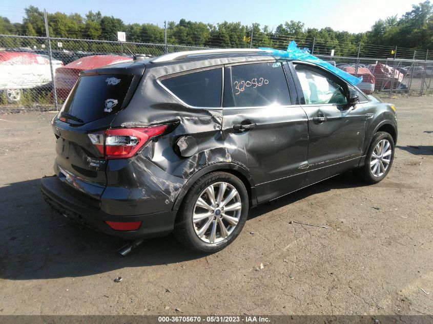 2017 FORD ESCAPE TITANIUM - 1FMCU9JDXHUC83711