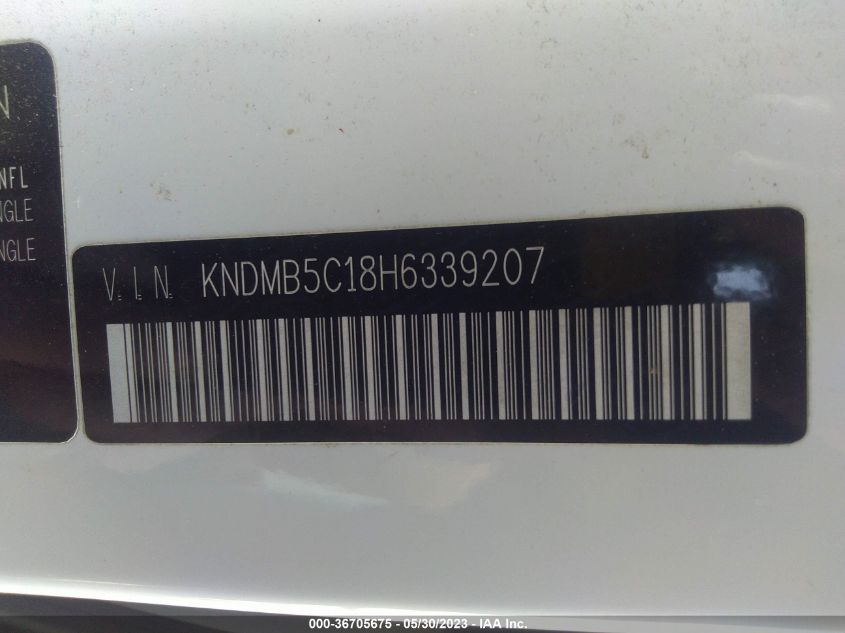 2017 KIA SEDONA LX - KNDMB5C18H6339207