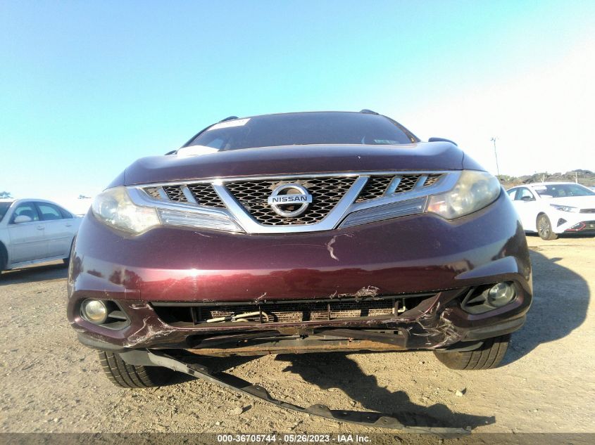 2013 NISSAN MURANO SL - JN8AZ1MW4DW318158