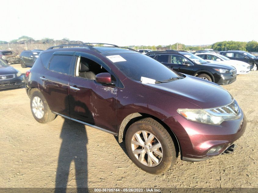 2013 NISSAN MURANO SL - JN8AZ1MW4DW318158