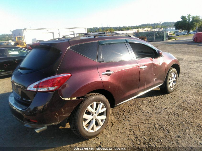 2013 NISSAN MURANO SL - JN8AZ1MW4DW318158