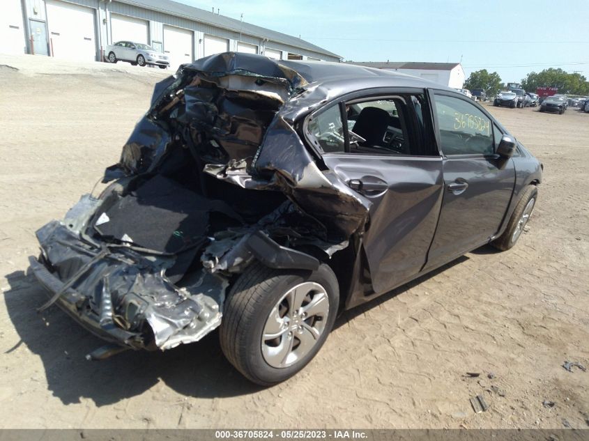 2014 HONDA CIVIC SEDAN LX - 19XFB2F59EE032625