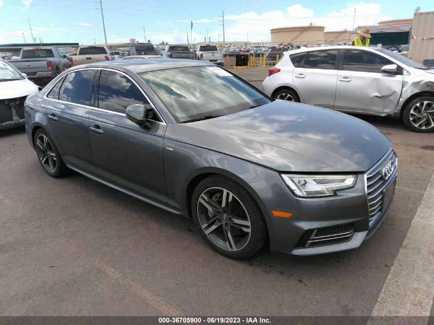 2017 AUDI A4 PREMIUM PLUS - WAULNAF43HN019653