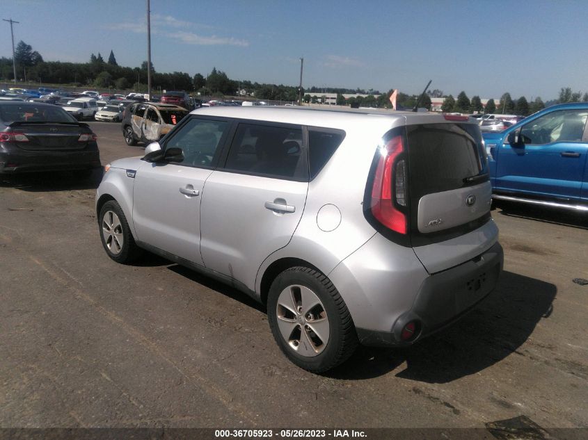 2015 KIA SOUL BASE - KNDJN2A21F7810870