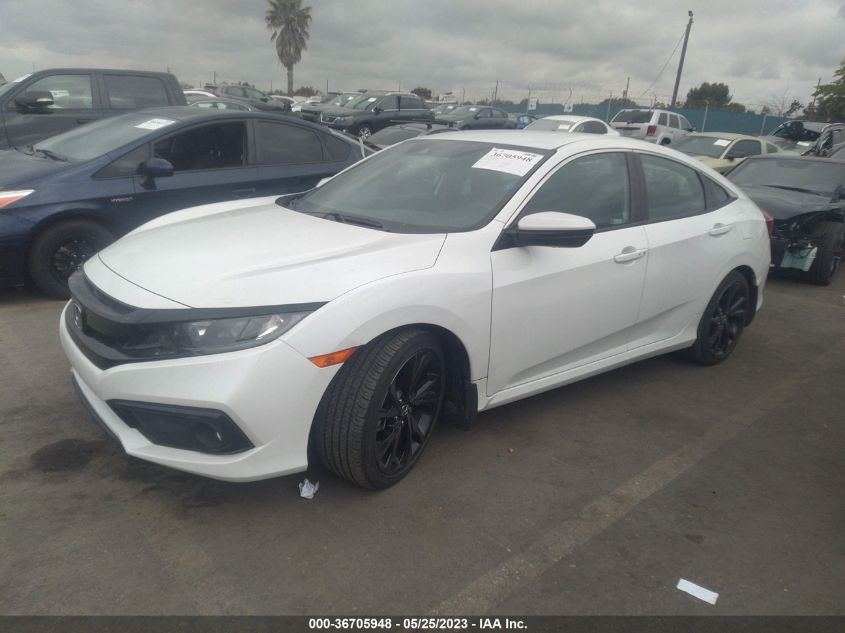 2019 HONDA CIVIC SEDAN SPORT - 19XFC2F80KE049137