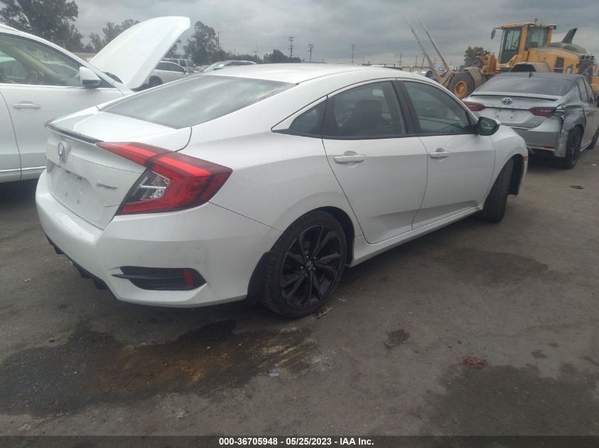 2019 HONDA CIVIC SEDAN SPORT - 19XFC2F80KE049137