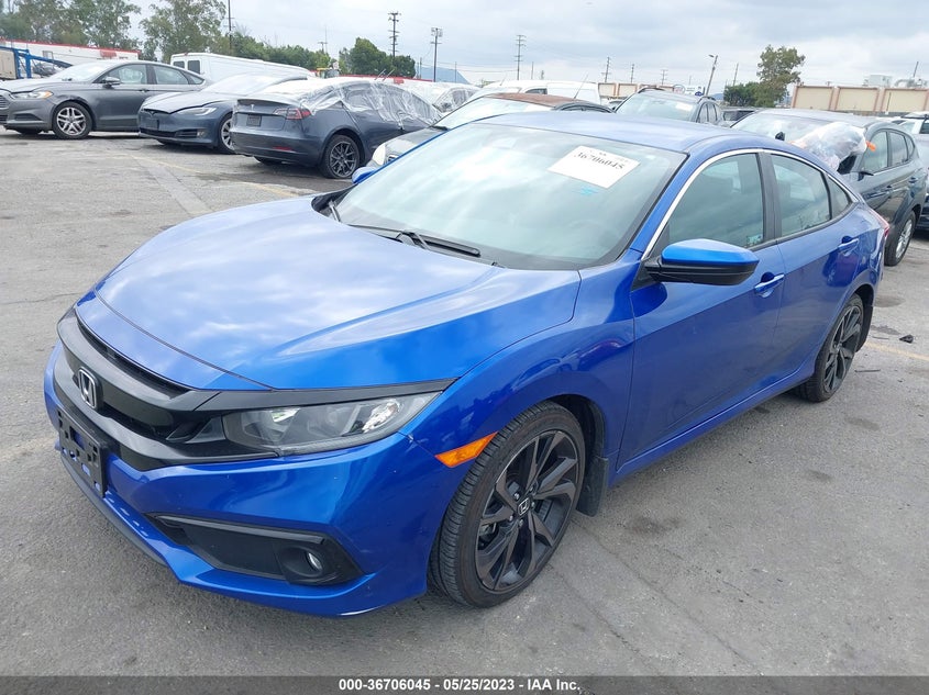 VIN 2HGFC2F83MH537863 2021 HONDA CIVIC SEDAN SPORT