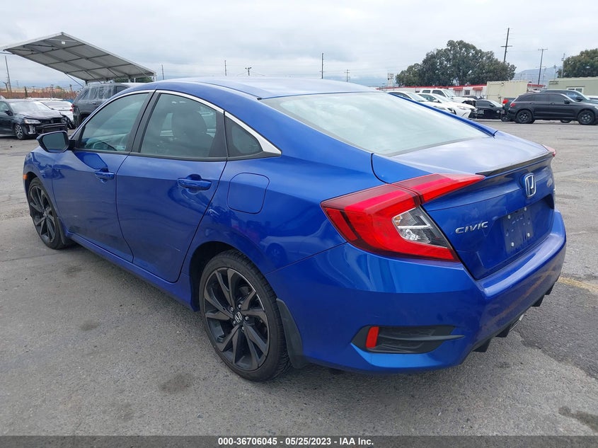 VIN 2HGFC2F83MH537863 2021 HONDA CIVIC SEDAN SPORT